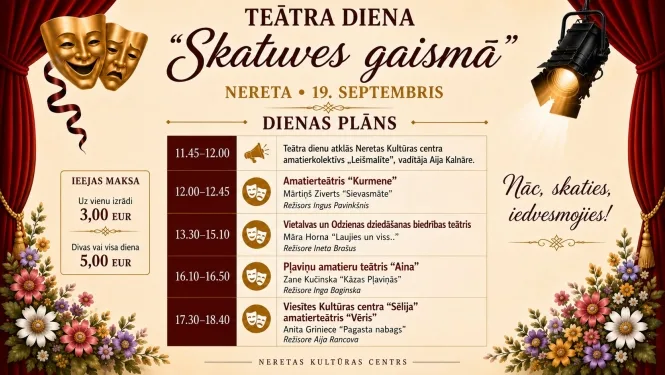 Teātra diena ''Skatuves gaismā''