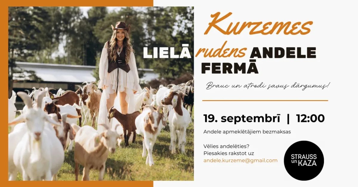 Lielā Kurzemes rudens andele fermā