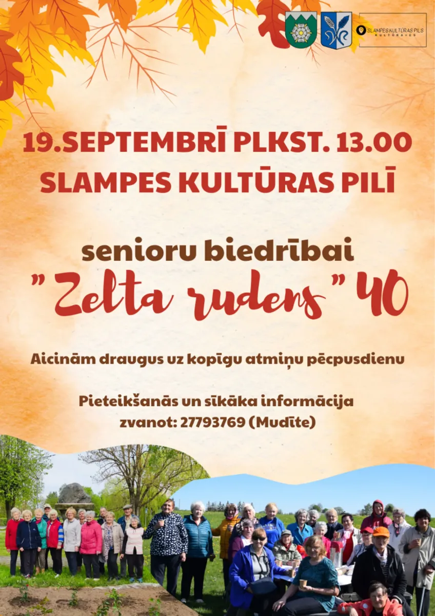 Senioru biedrībai "Zelta rudens" 40
