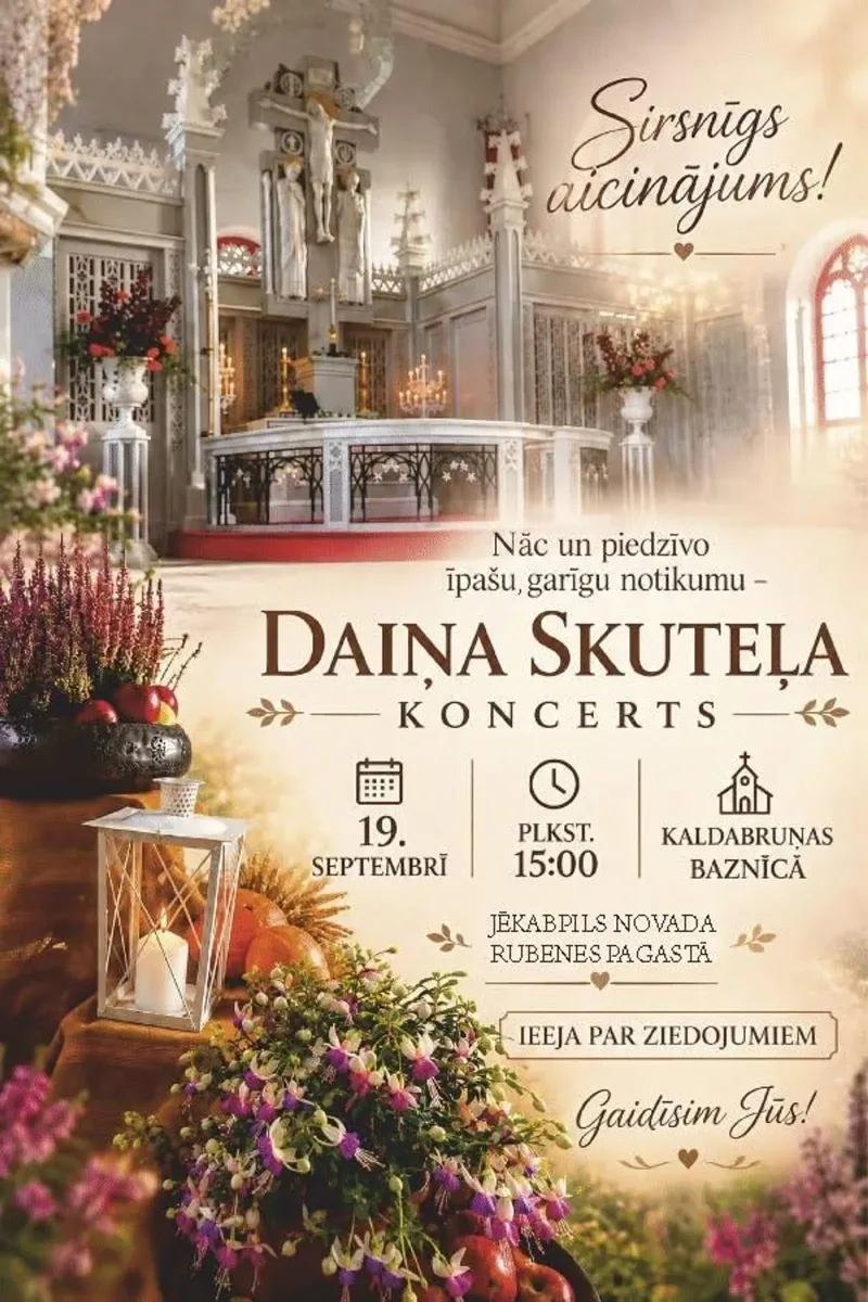 Daiņa Skuteļa koncerts Červonkas baznīcā