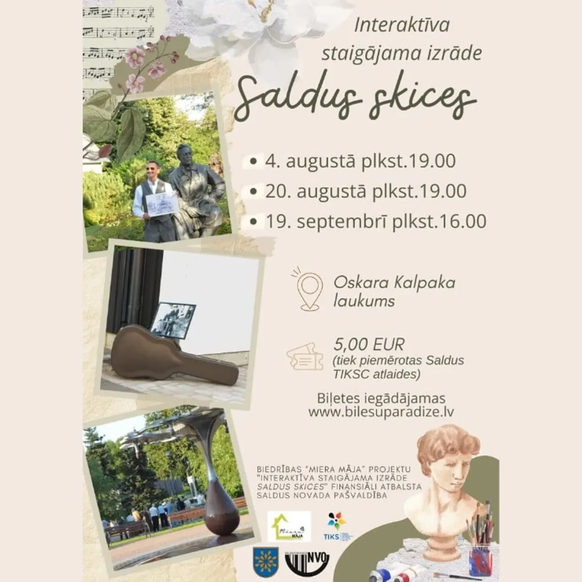 Interaktīva staigājama izrāde “Saldus skices”