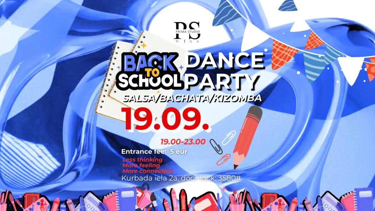 Back to school dance party SBK | Prima Studio| Riga