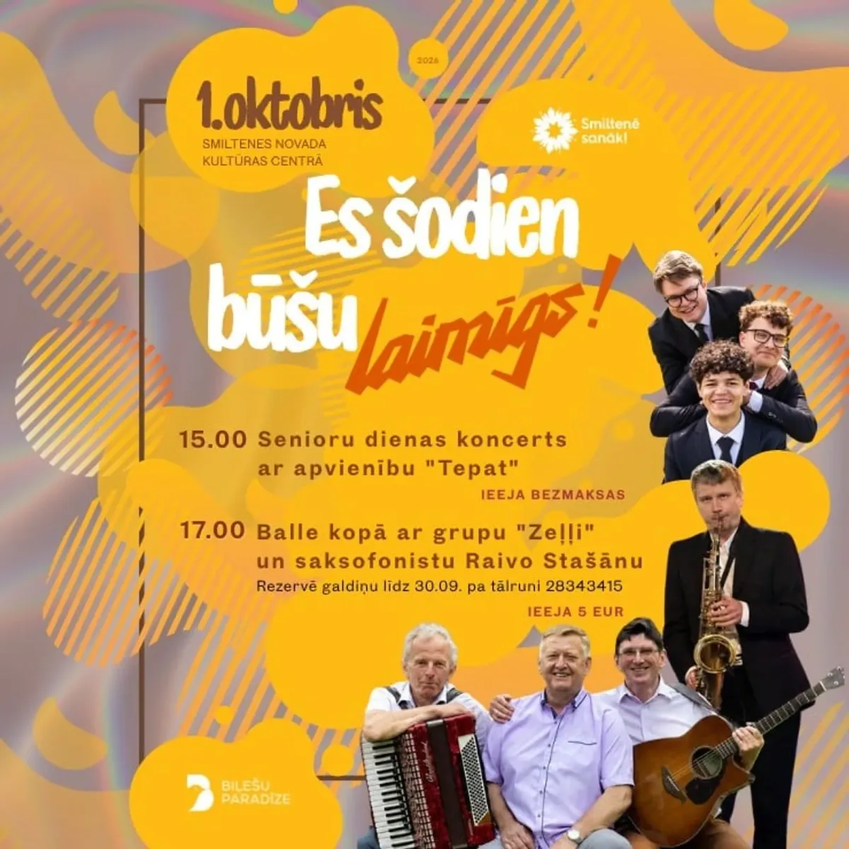 Senioru dienas balle "Es šodien būšu laimīgs!"