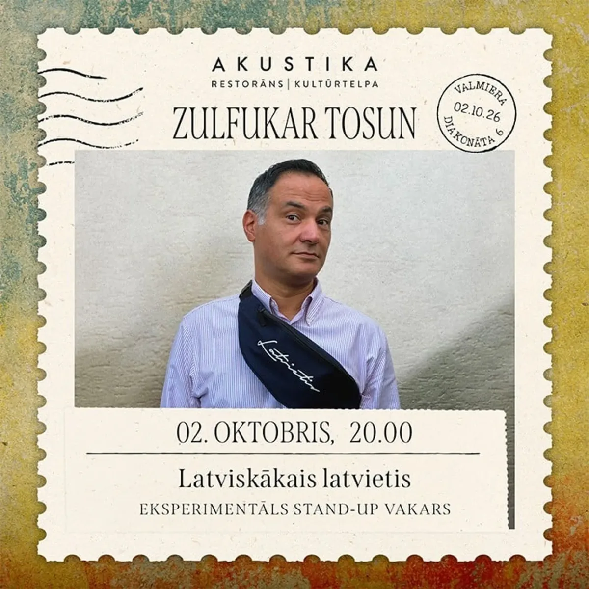 ZULFUKAR TOSUN | Latviskākais latvietis | kultūrtelpā AKUSTIKA, Valmierā
