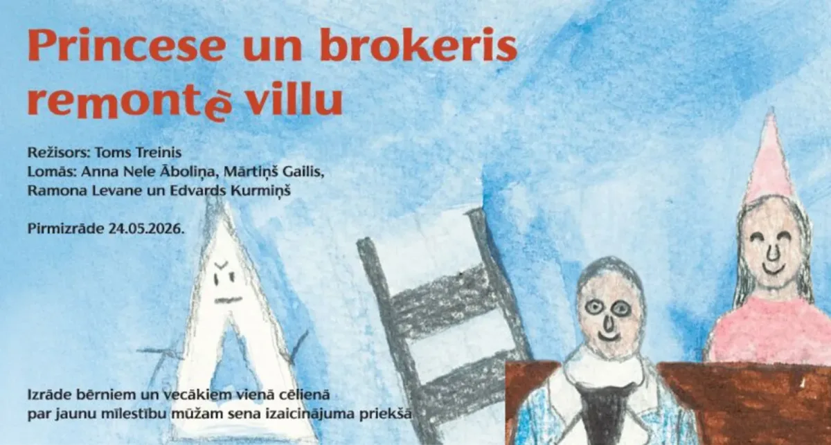 Princese un brokeris remontē villu