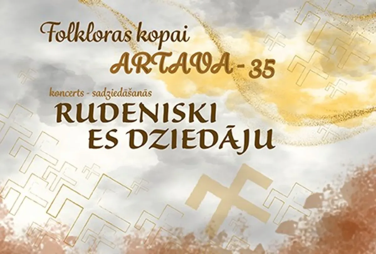 Folkloras kopas ARTAVA 35 gadu jubilejas koncerts - sadziedāšanās RUDENISKI ES DZIEDĀJU