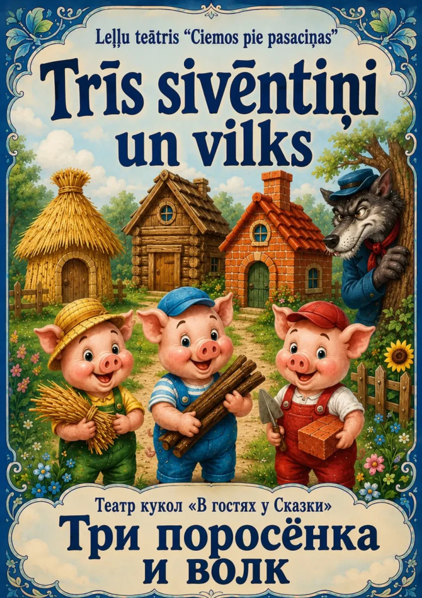 Trīs sivēntiņi un Vilks