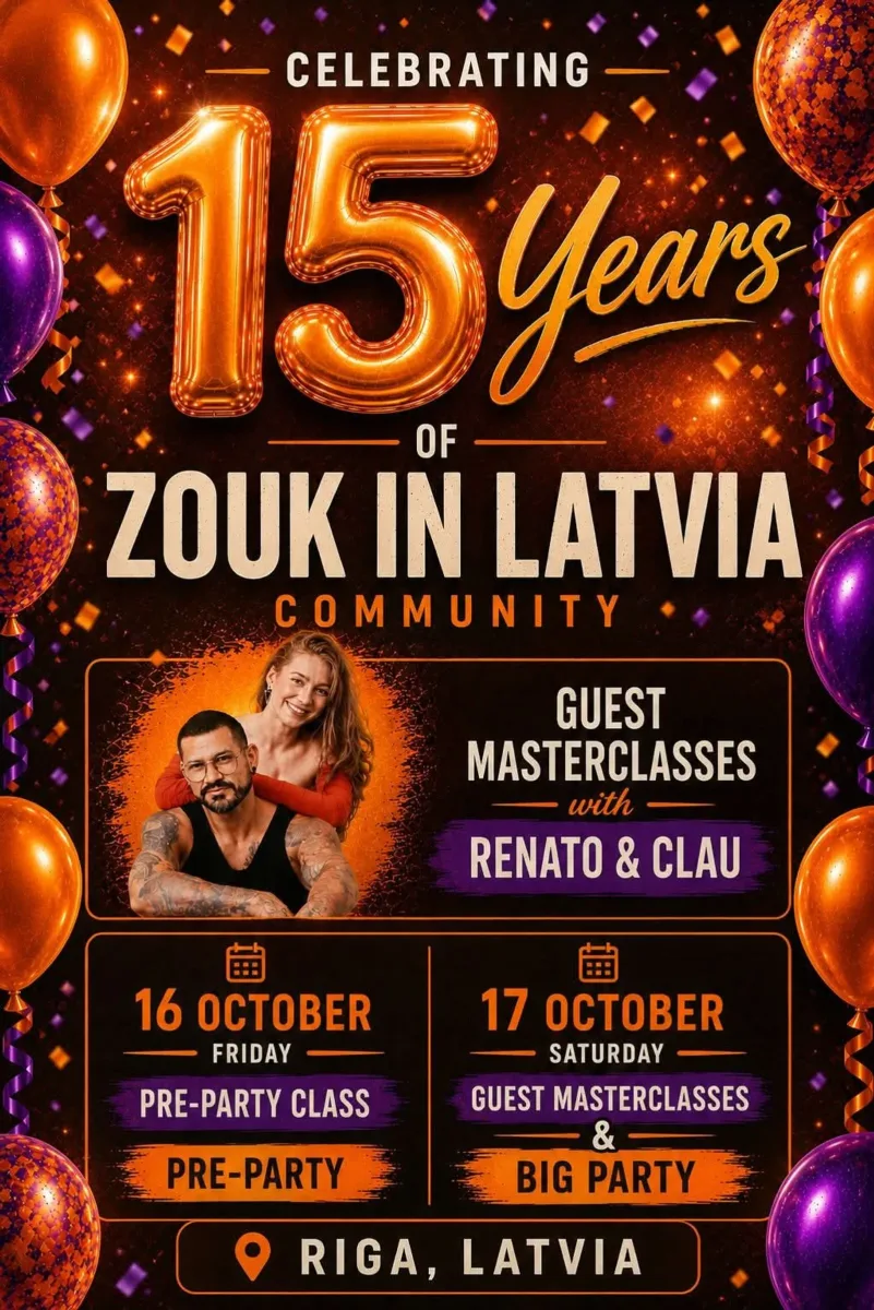 Zouk un Latvijā 15 gadi.