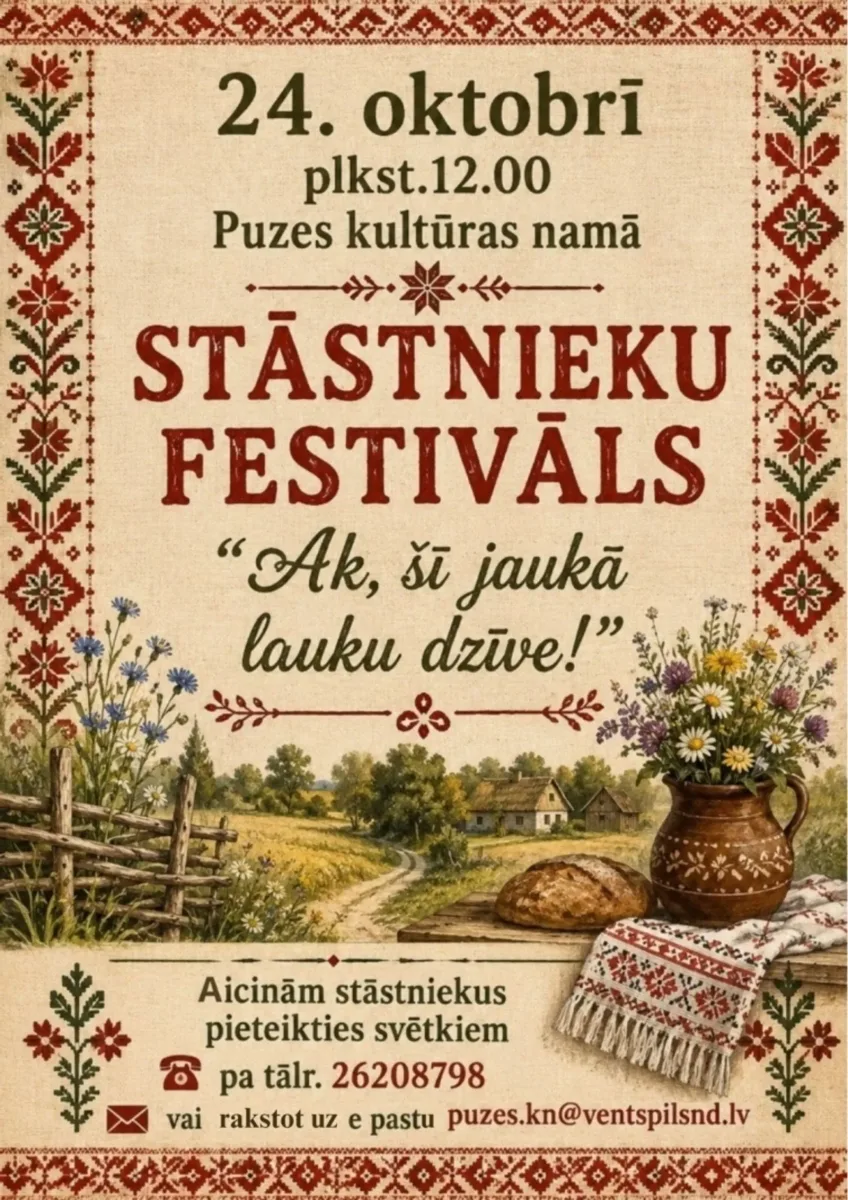 Stāstnieku festivāls "Ak, šī jaukā lauku dzīve!"