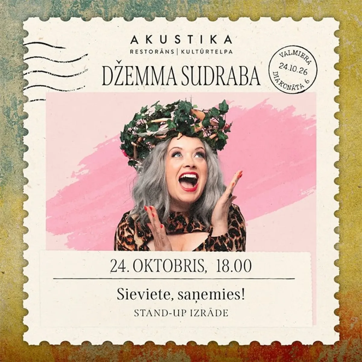 Džemma Sudraba | SIEVIETE, SAŅEMIES! | Stand-up izrāde