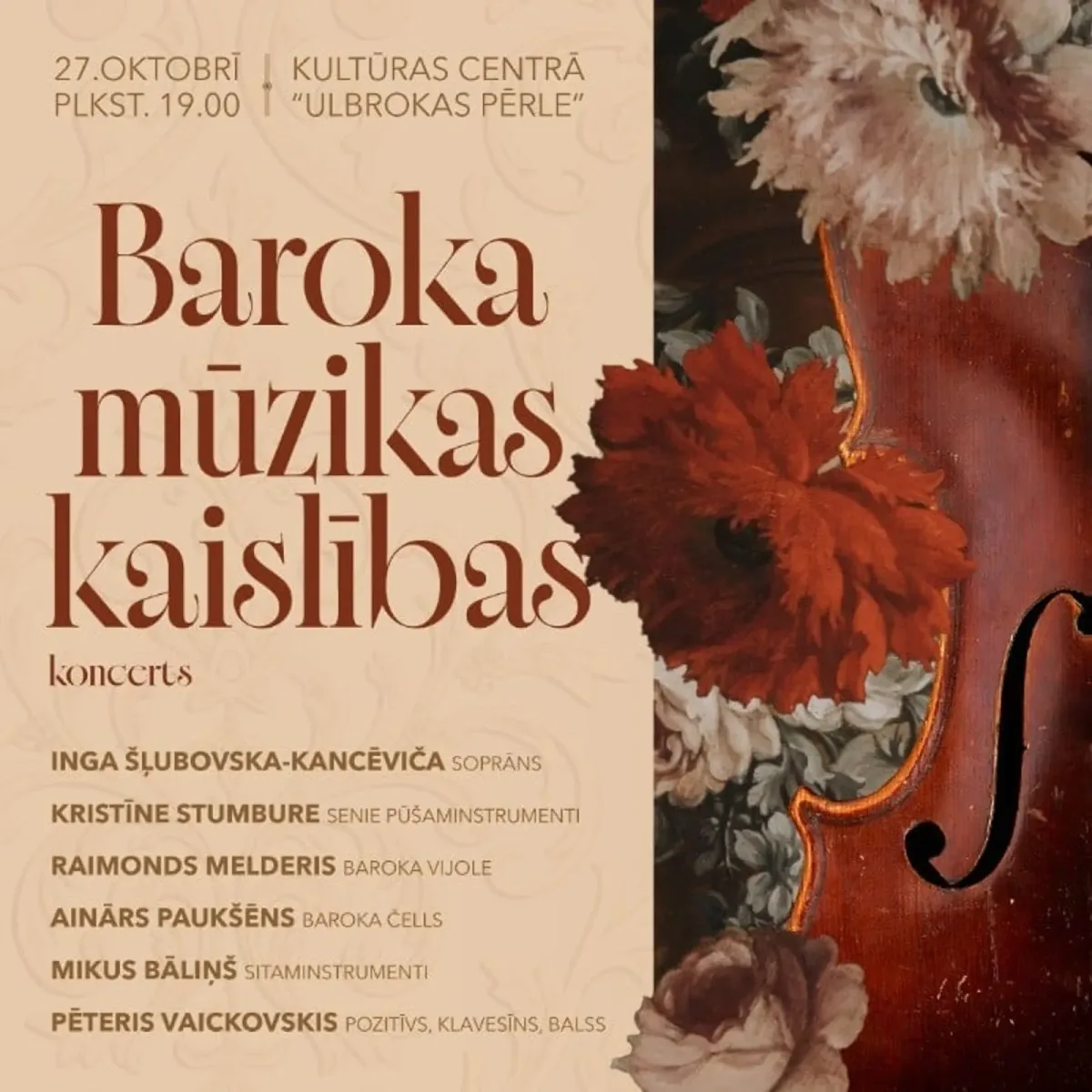 Koncertuzvedums “Baroka mūzikas kaislības”