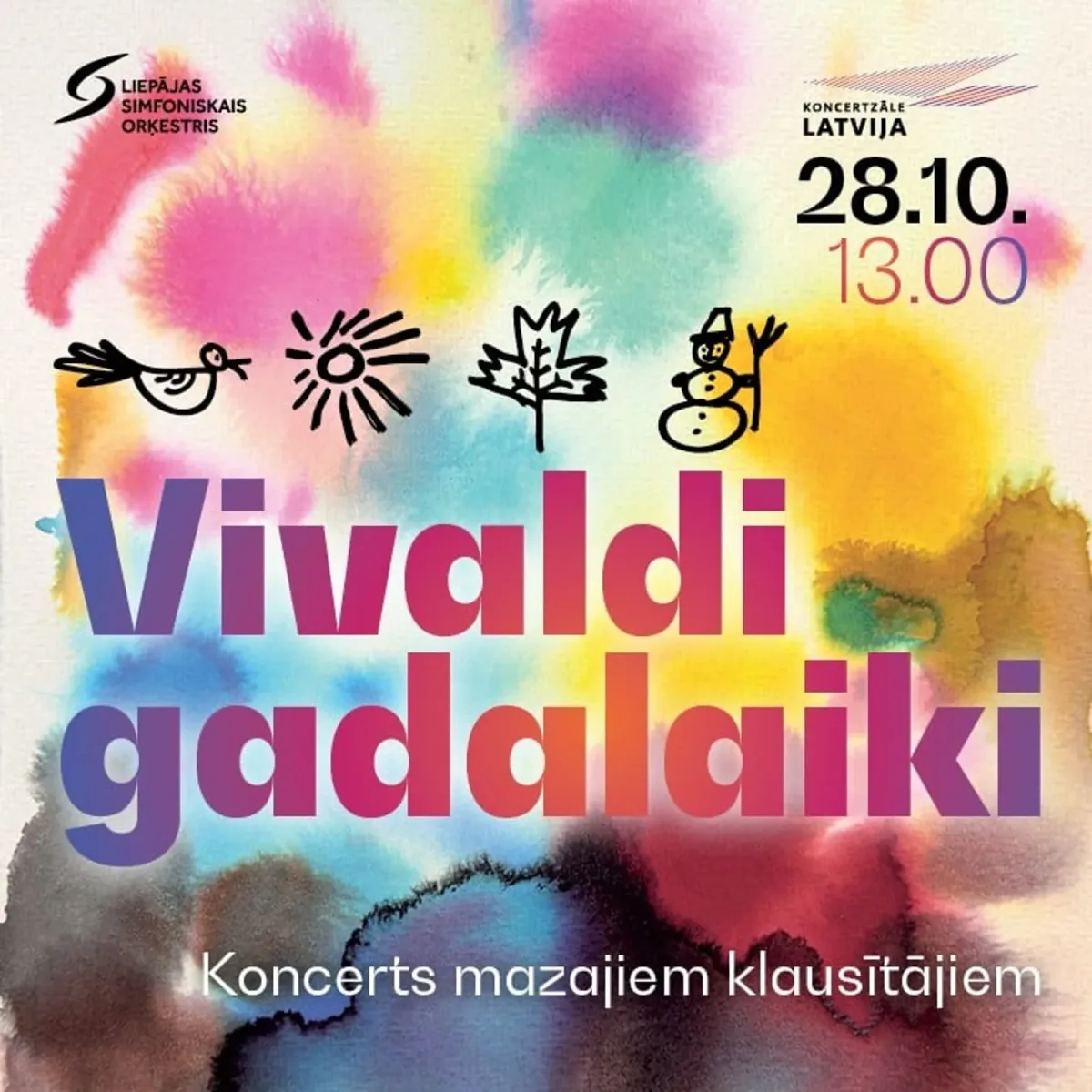 Koncerts mazajiem klausītājiem. Vivaldi gadalaiki. Liepājas Simfoniskais orķestris