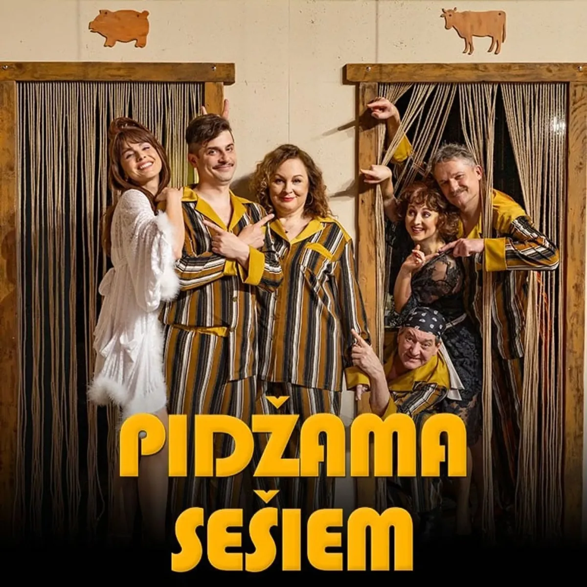 Pikantu pavērsienu komēdija "Pidžama sešiem"