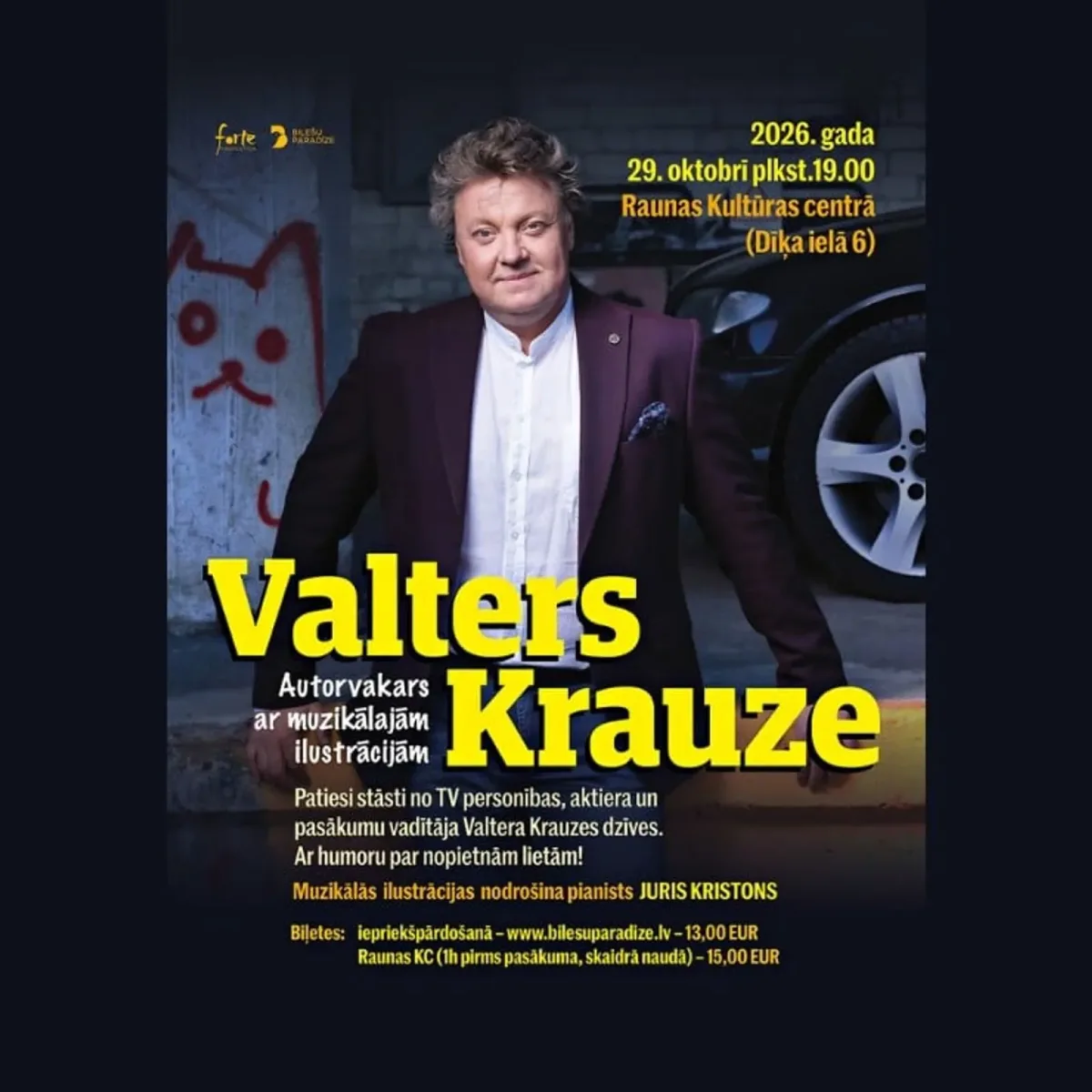 Valters Krauze. Autorvakars ar muzikālajām ilustrācijām