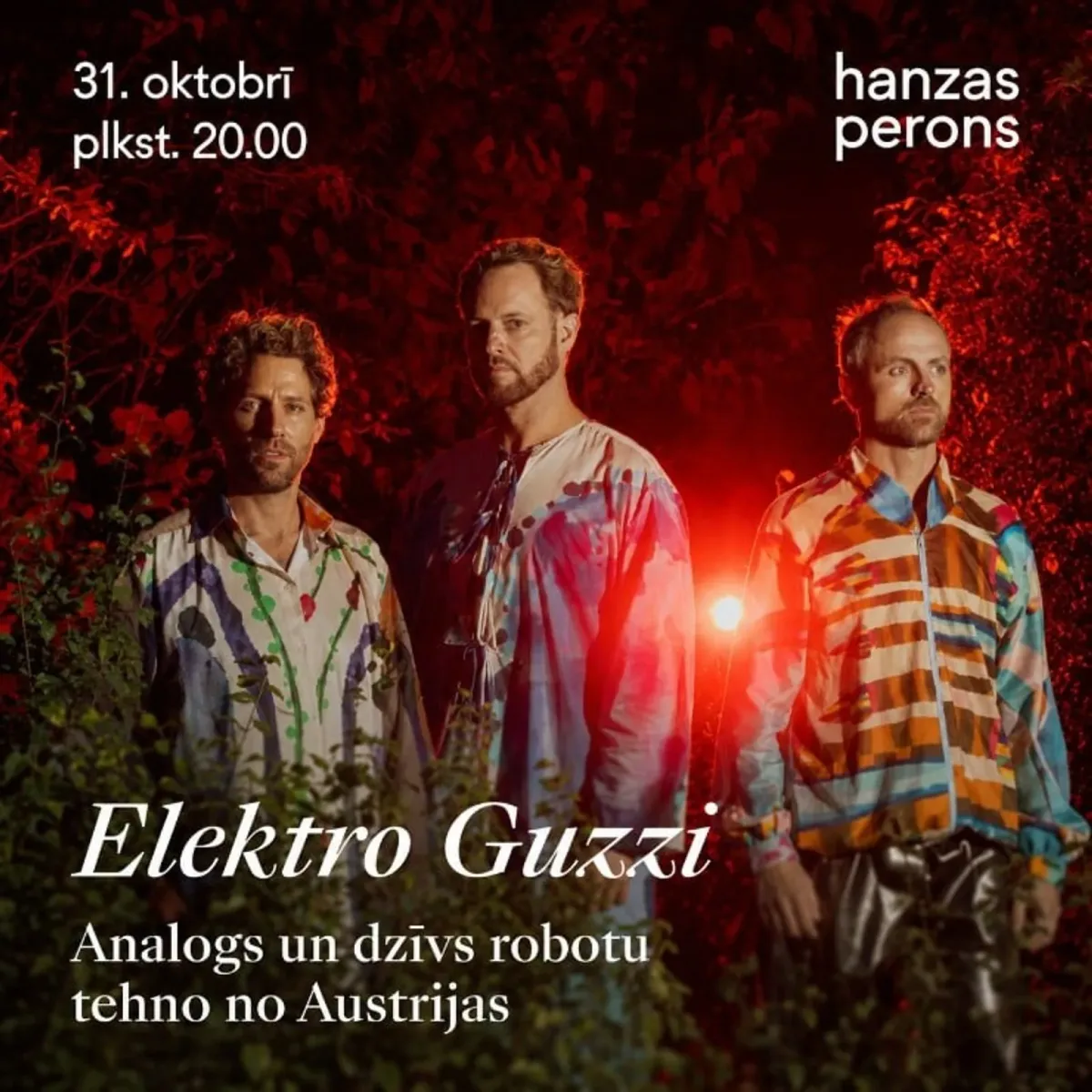 Elektro Guzzi. Koncerts Hanzas peronā