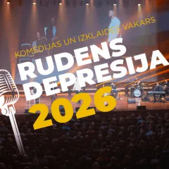 RUDENS DEPRESIJA 2026. Komēdijas un izklaides vakars