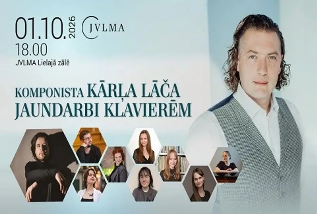 Komponista Kārļa Lāča jaundarbi klavierēm