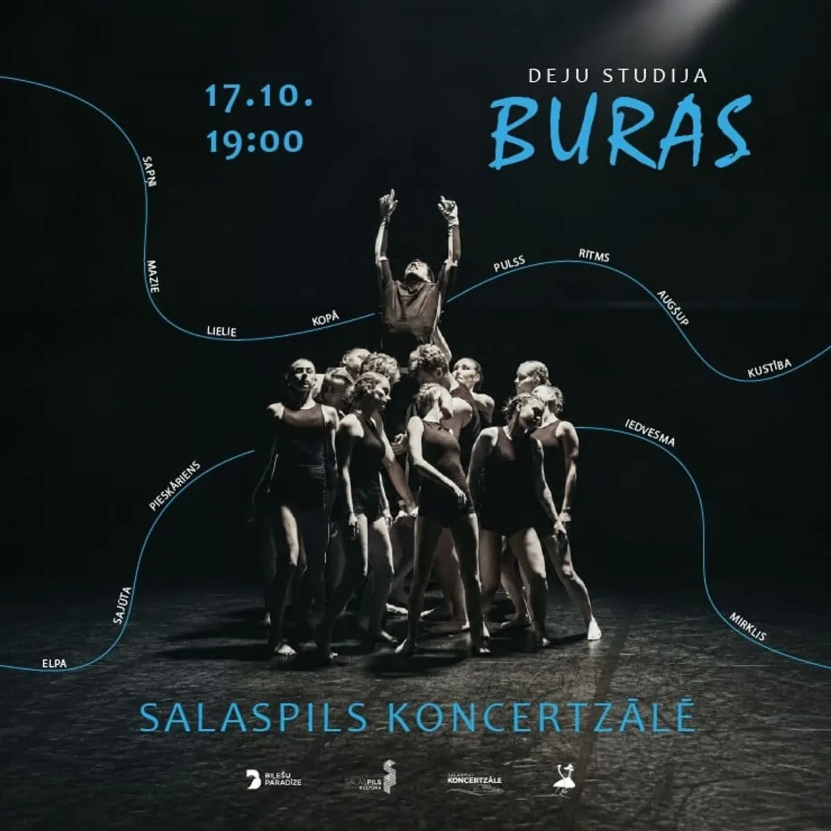 Deju studija BURAS Salaspils koncertzālē