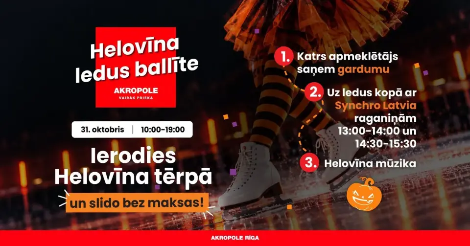 Helovīna ledus ballīte AKROPOLE RĪGA