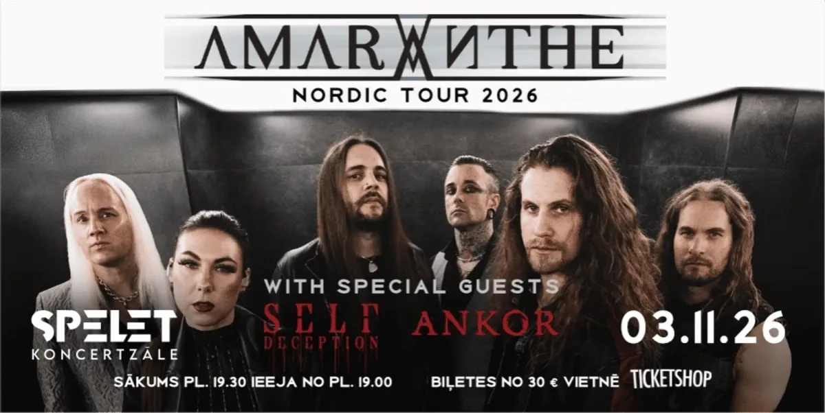 AMARANTHE (Se) / SELF DECEPTION (Se) / ANKOR (Es)