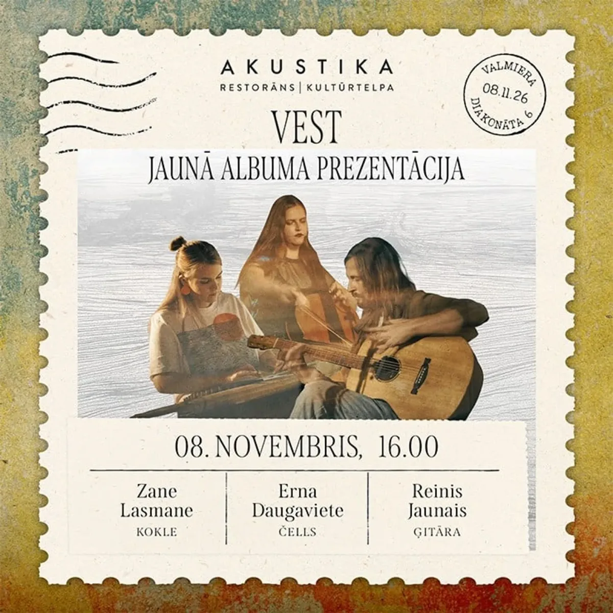 VEST — Reiņa Jaunā albuma prezentācijas koncerts