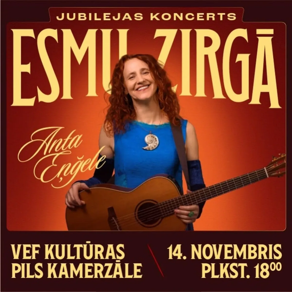 ESMU ZIRGĀ! Rīgā | Antas Eņģeles jubilejas koncerts
