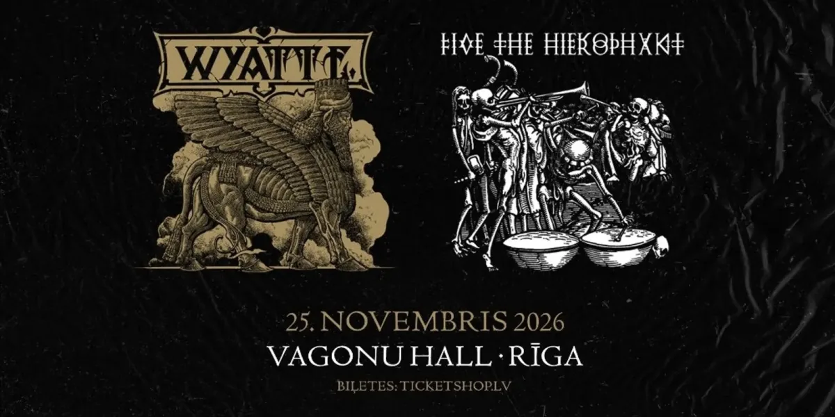 Wyatt E (ritual doom, Beļģija), Five The Hierophant (doom/jazz/drone, UK)