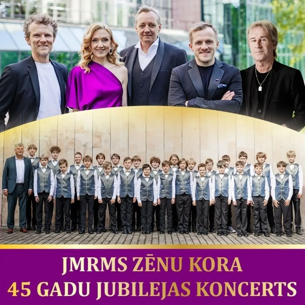 Jāzepa Mediņa Rīgas mūzikas skolas zēnu kora 45 gadu jubilejas koncerts "Mēs varam līdzās būt"