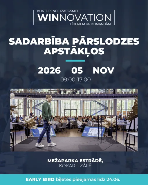 WINNOVATION 2026: Sadarbība pārslodzes apstākļos