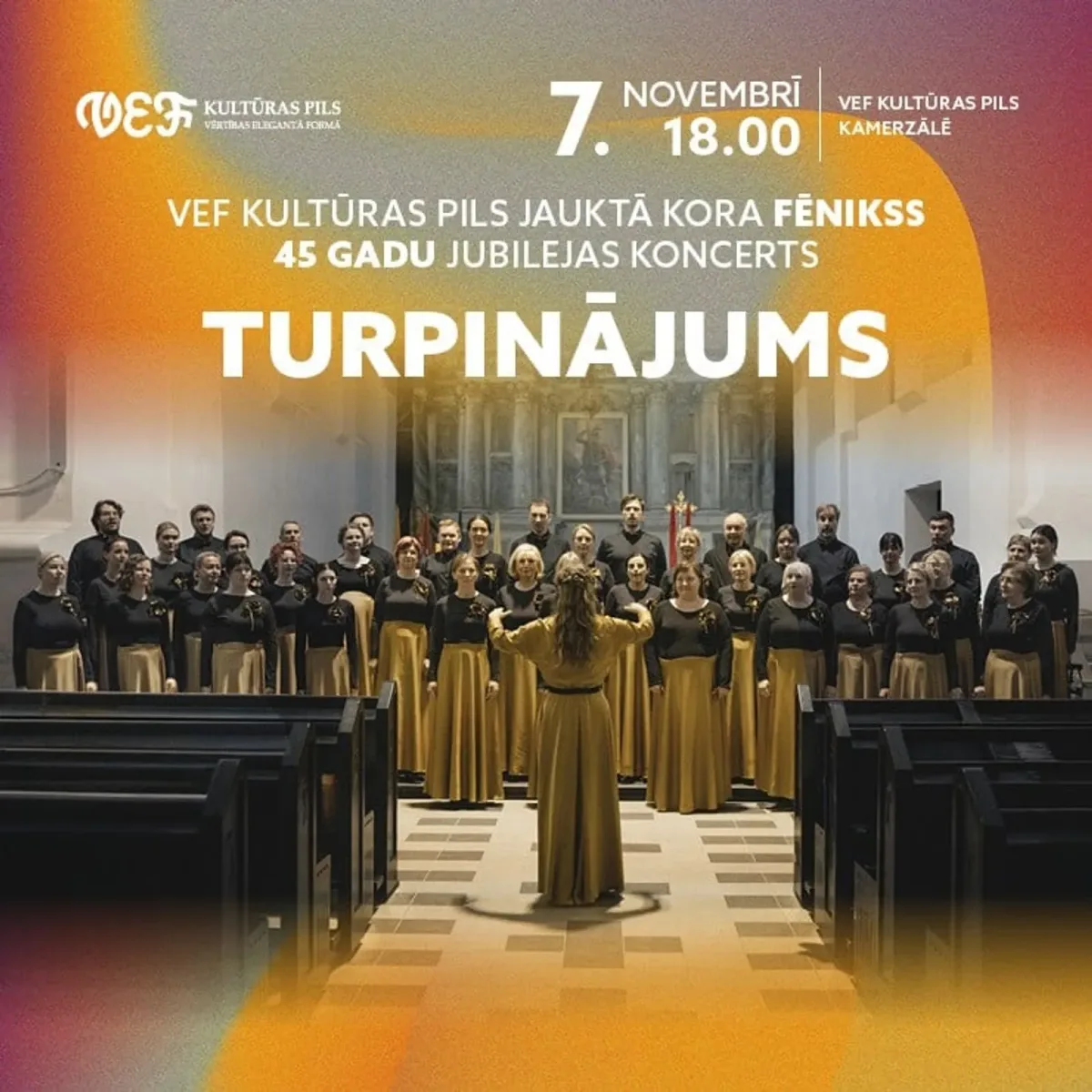 “TURPINĀJUMS” | Jauktā kora “Fēnikss” 45 gadu jubilejas koncerts