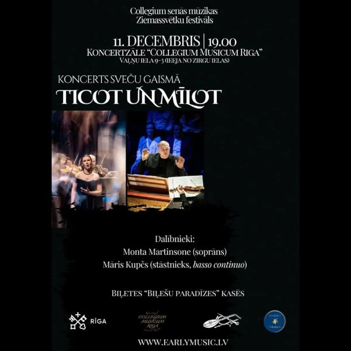 Vokālās kamermūzikas koncerts “Ticot un mīlot” sveču gaismā