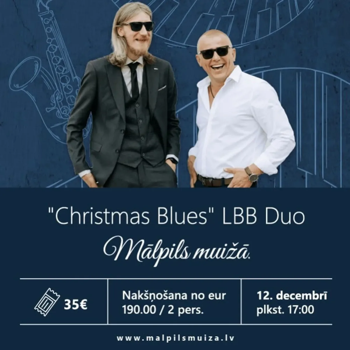 "Christmas Blues" LBB Duo Mālpils muižā