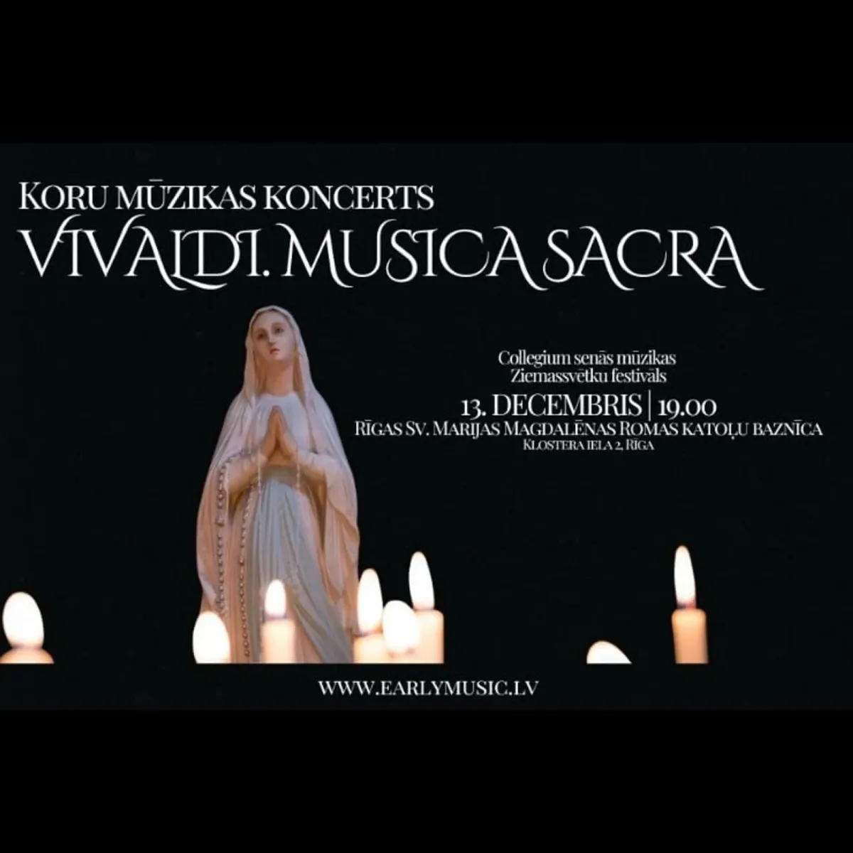 Antonio Vivaldi garīgās mūzikas koncerts “Vivaldi. Musica Sacra”