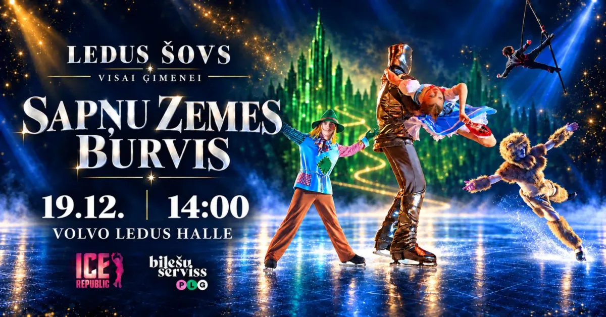 Ledus šovs 'Sapņu zemes burvis'